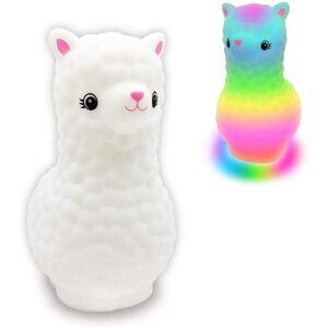 Alpaca Night Light for Kids Portable Rechargeable Llama Night Light Lamp